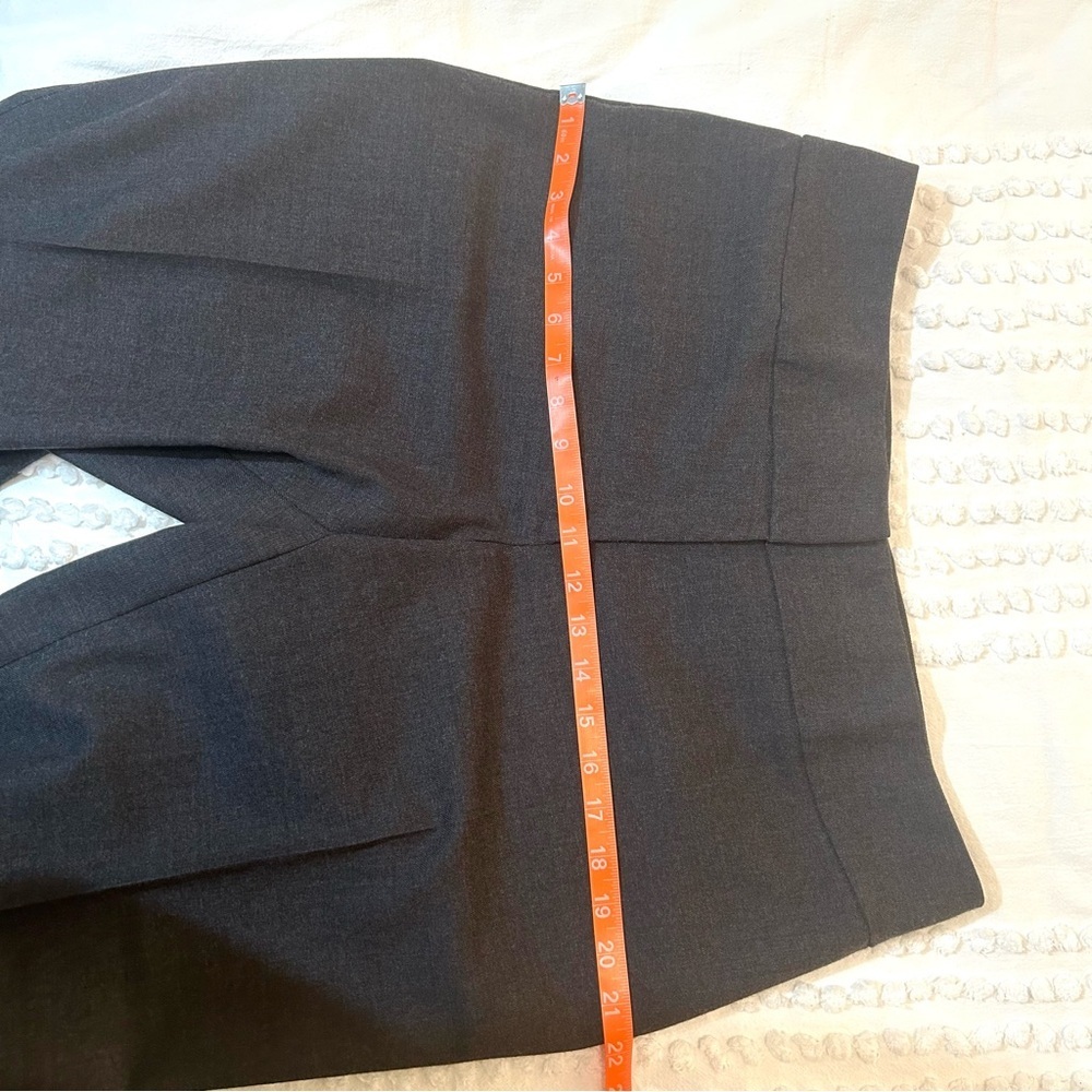 Eileen Fisher women’s Wool Wide leg Charcoal Trousers Sz 12 EUC! - Picture 6 of 10